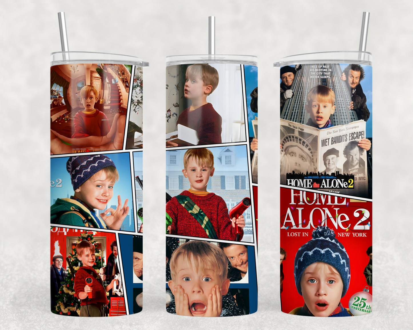 Home Alone Christmas Sublimation Tumbler Wrap