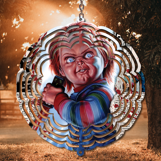 Chucky Wind Spinner Sublimation Print