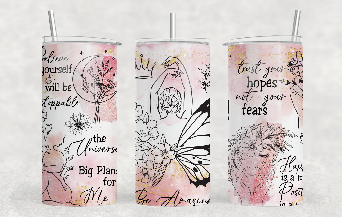 Positive Affirmation’s 16oz / 4 in 1 Can Cooler