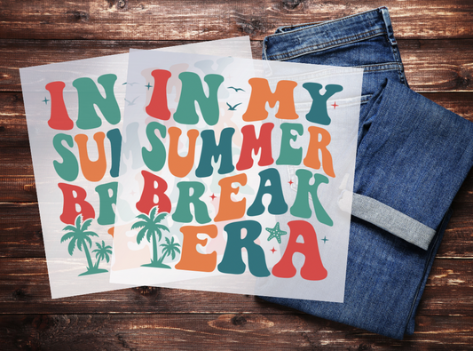 In My Summer Break Era Sublimation Print
