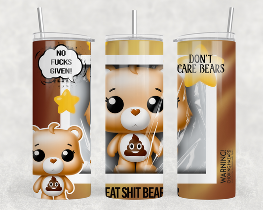 Don’t Care Bears BRN Tumbler Wrap