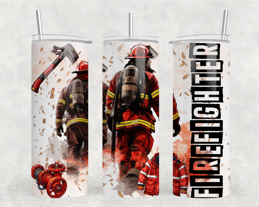 Fire Fighter Tumbler Wrap