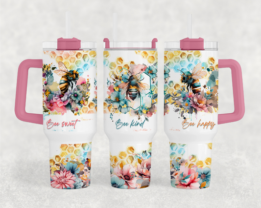 Bee Sweet 40oz Tumbler Wrap