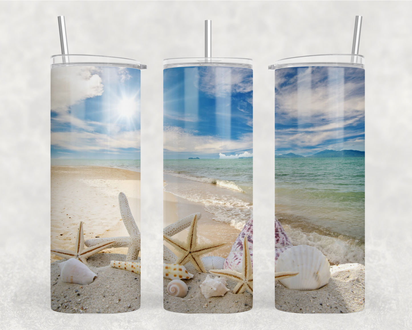 Starfish Beach Tumbler Wrap