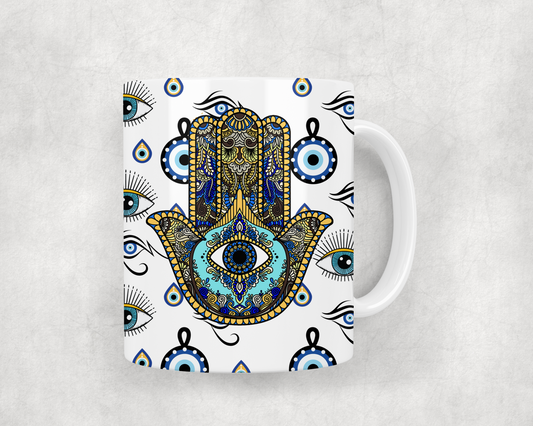 Ornate Evil Eye Mug Wrap