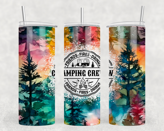 Camping Rules Sublimation Tumbler