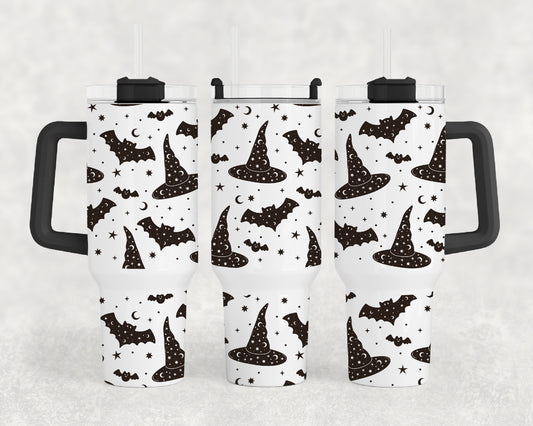 Bats & Witch Hats 40oz Tumbler Wrap