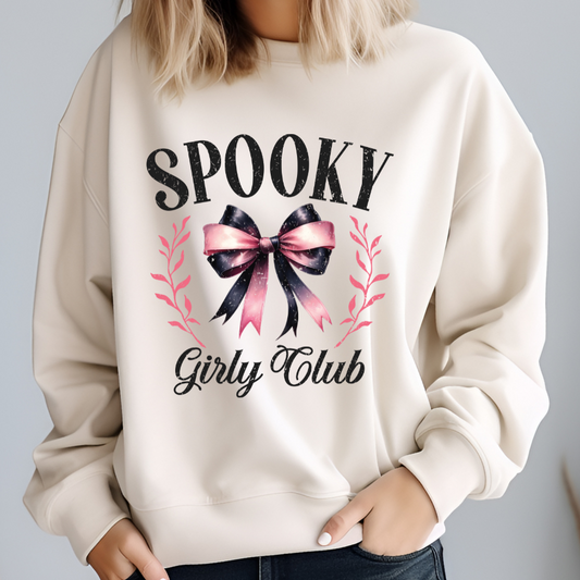 Spooky Girly Club Sublimation Print