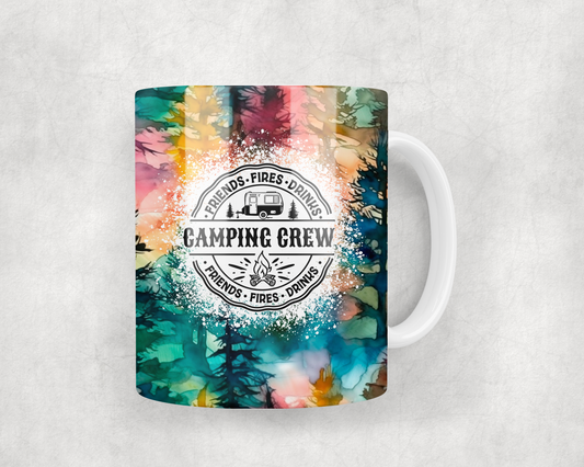 Camping Crew Mug Wrap