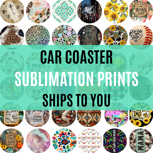 70 Prints - Car Coaster Random Bundle