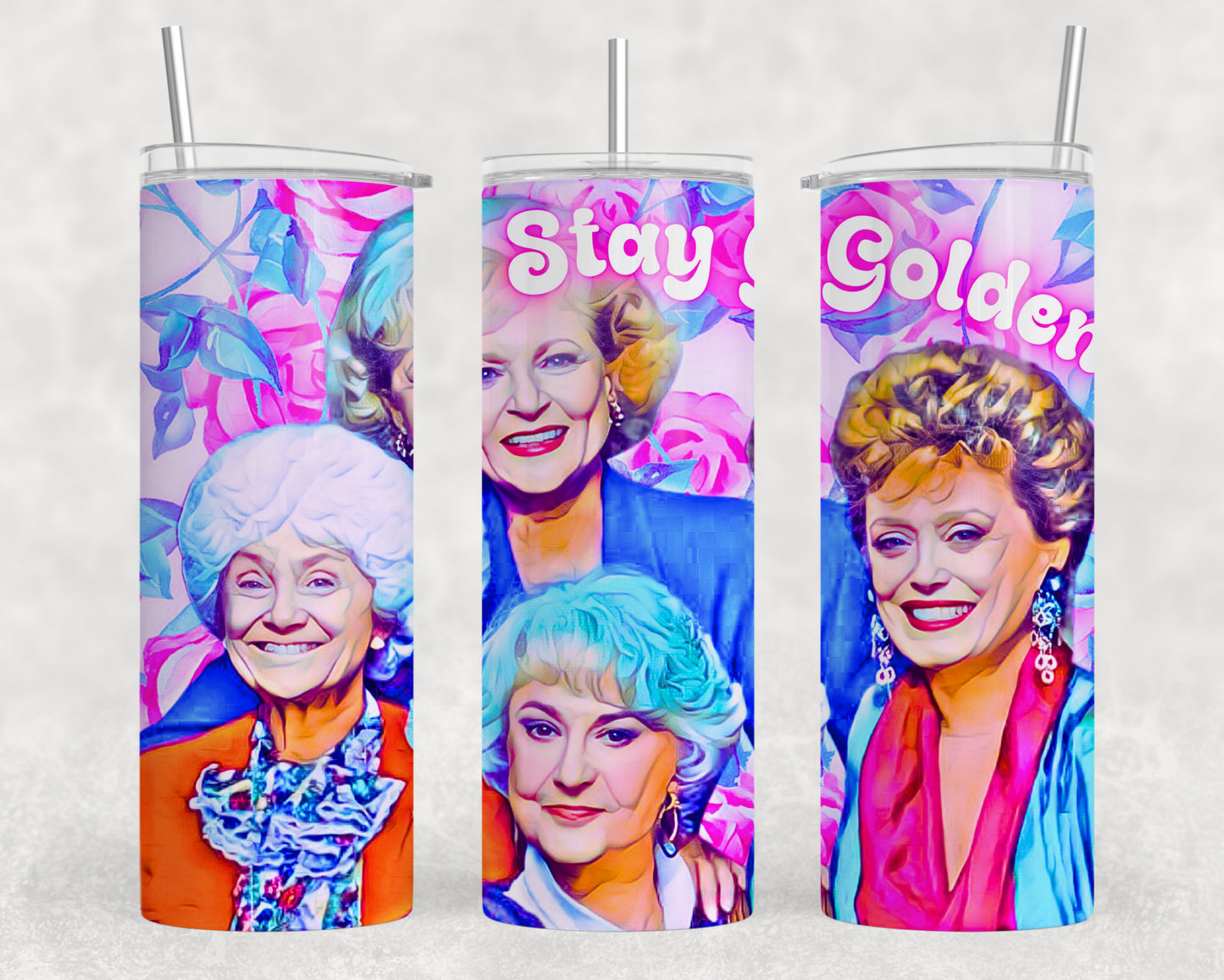 Stay Golden Tumbler Wrap