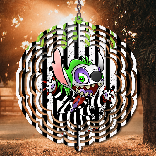 Sitches Beetle Juice Wind Spinner Sublimation Print