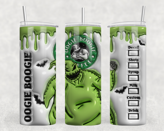 Oogie Boogie (Puffy) Tumbler Wrap