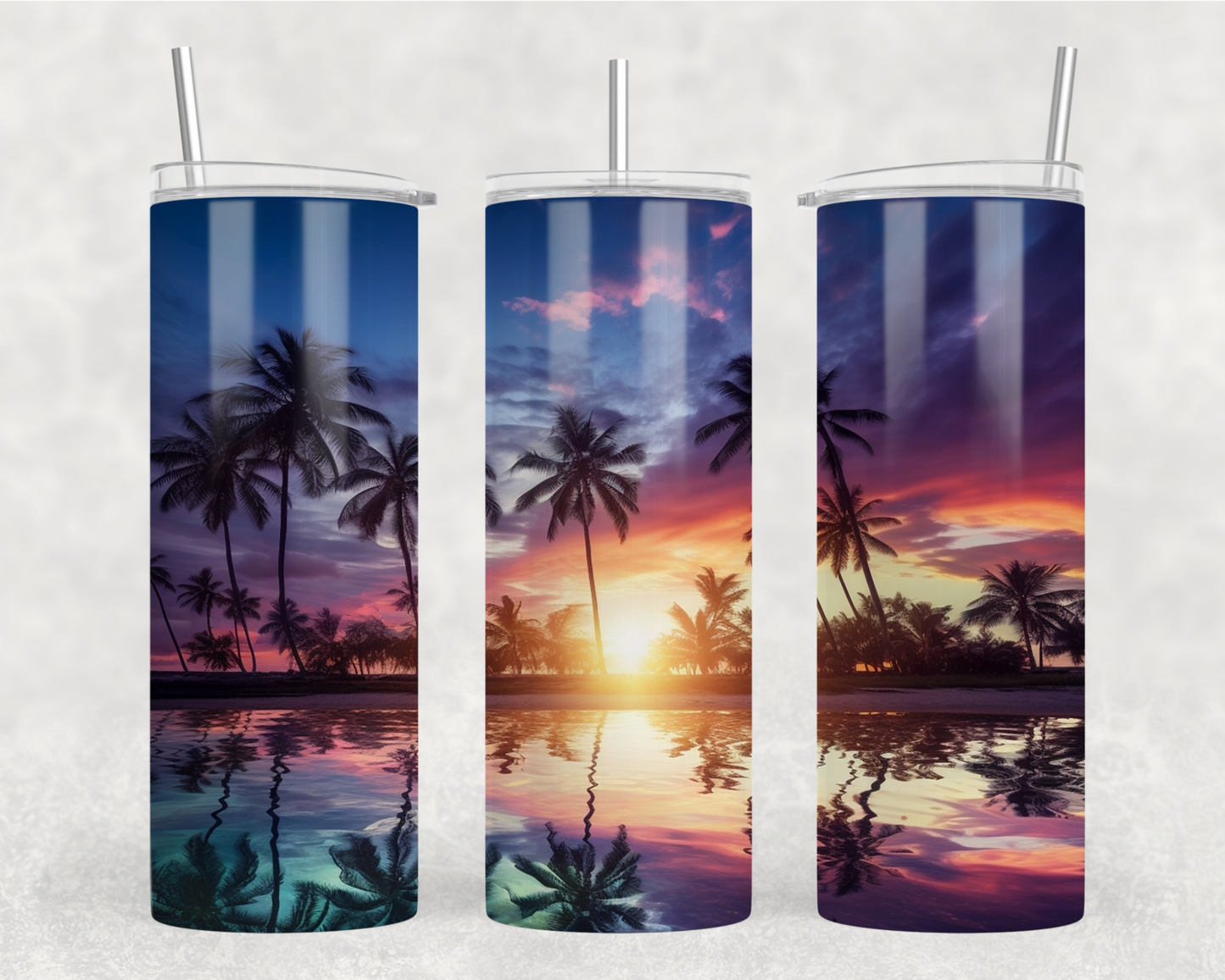 Tropical Sunset Tumbler Wrap