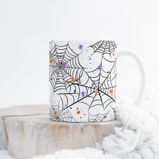 Spider Webs Mug Wrap