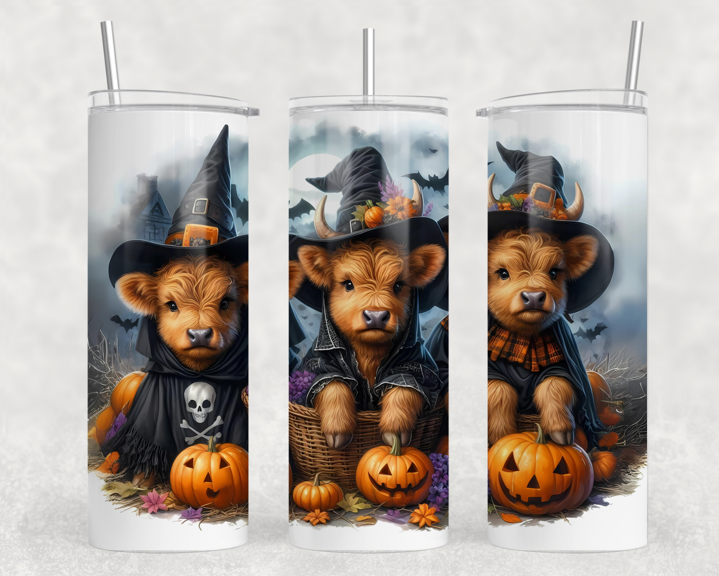 Three Witchy Heifers Tumbler Wrap