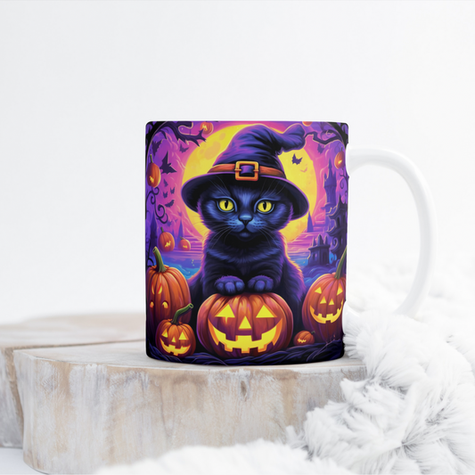 Halloween Kitty Mug Wrap