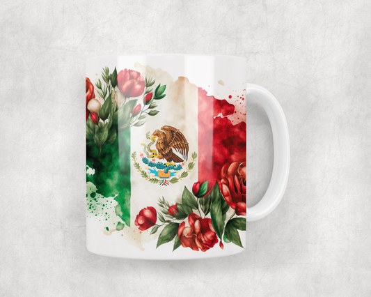 Mexican Flag Mug Wrap