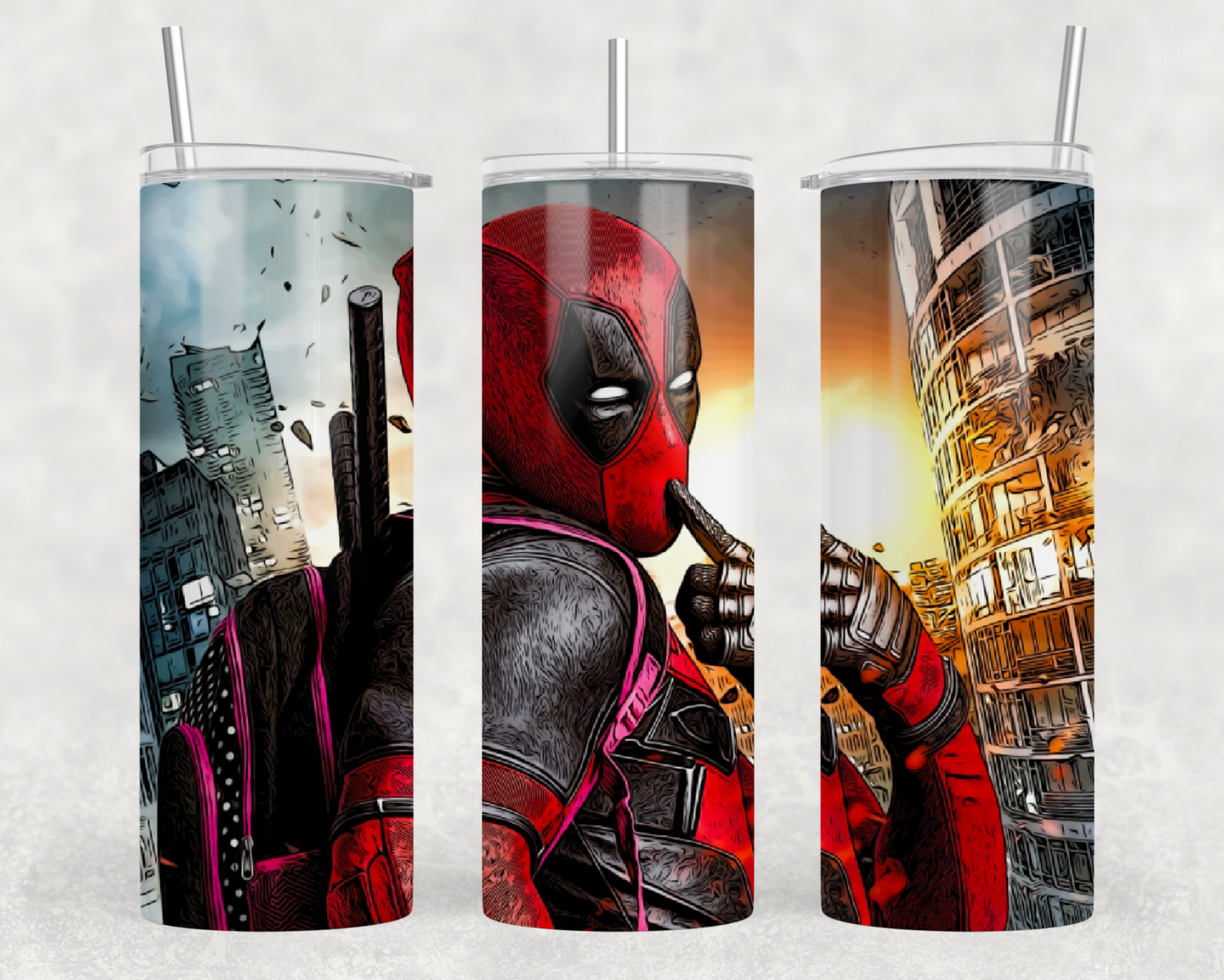 Dead•Pool Sublimation Tumbler Wrap