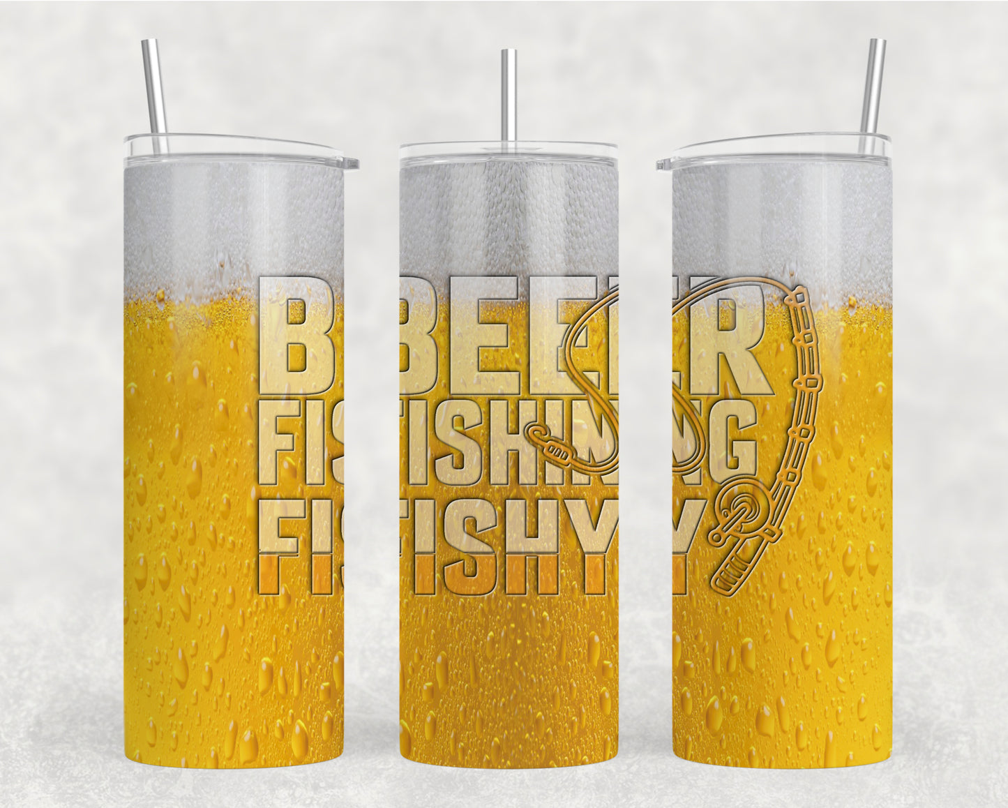 Beer Fishy Fishy Tumbler Wrap