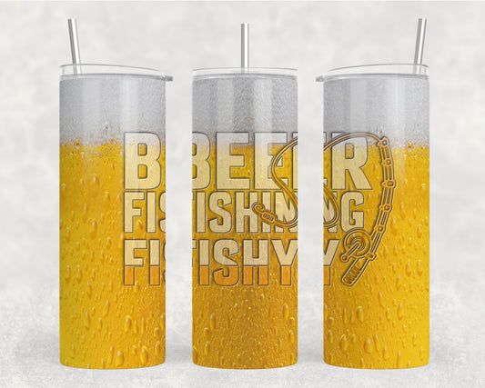 Beer Fishy Fishy Tumbler Wrap