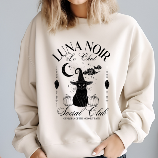 Luna Noir Social Club Sublimation Print