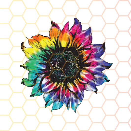 Tie-Dye Sunflower