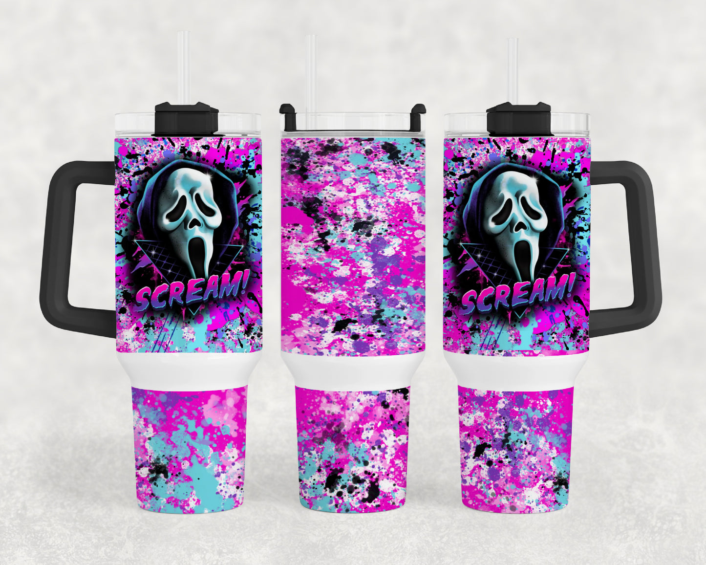 Ghost Face 40oz Tumbler Wrap