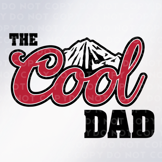 The Cool Dad Sublimation Print