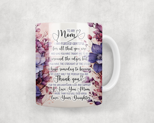 To My Mom Mug Wrap