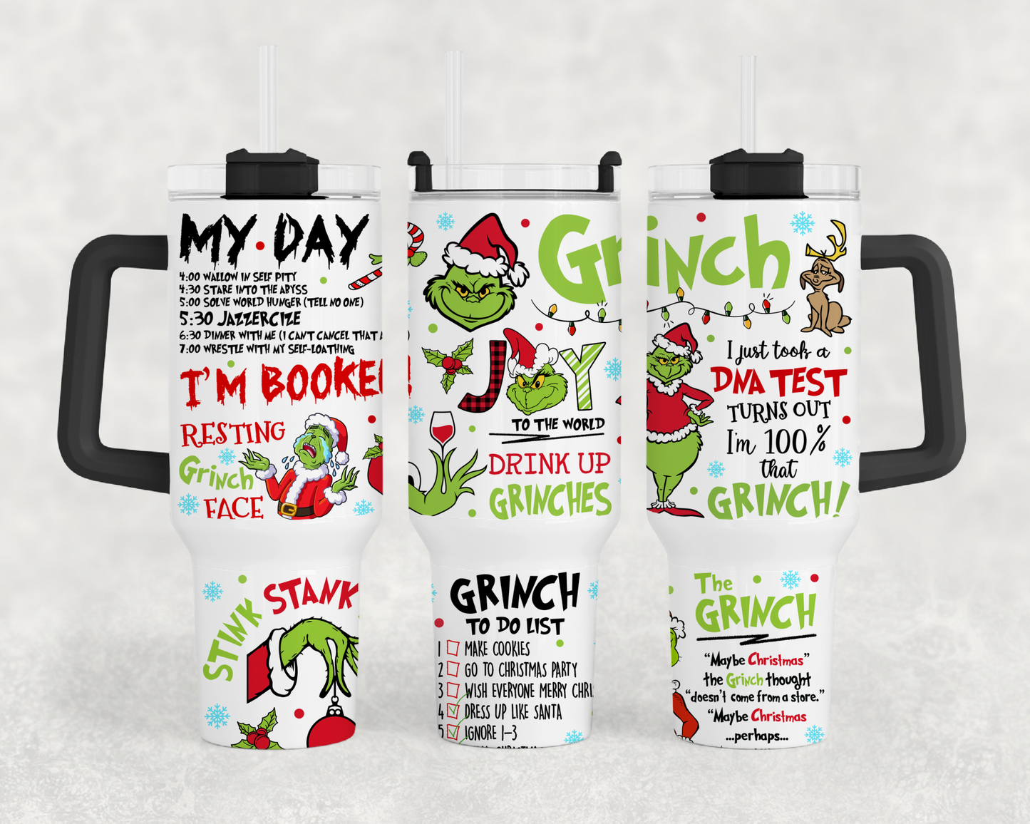 The Grinch 40oz Tumbler Wrap