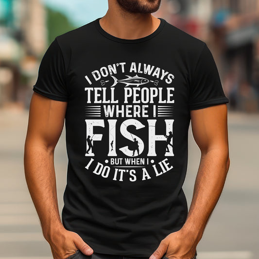 I Don’t Always Tell People Where I Fish, When I Do It’s A Lie