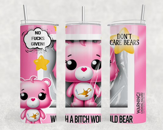 Don’t Care Bears PNK Tumbler Wrap