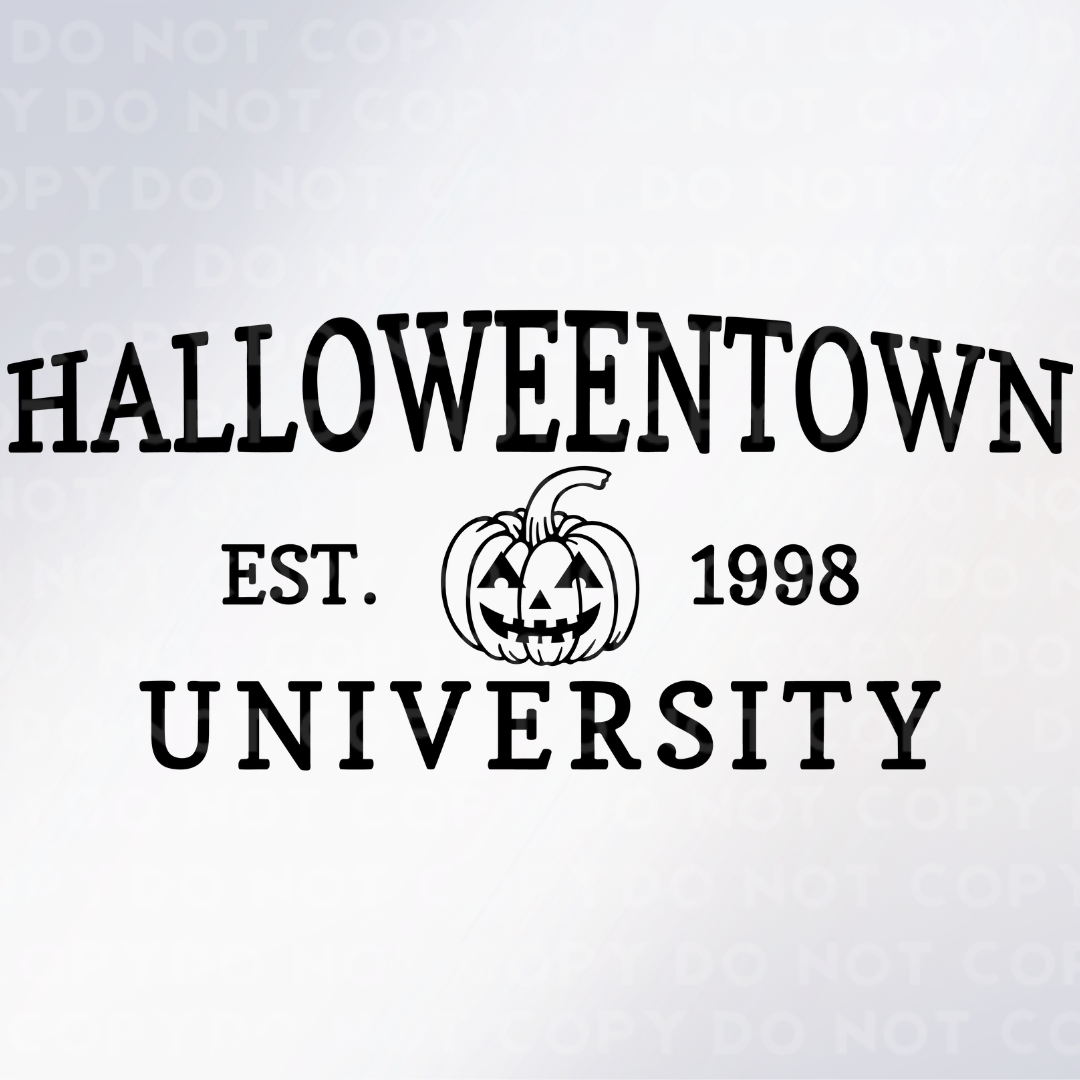 Halloween Town Sublimation Print