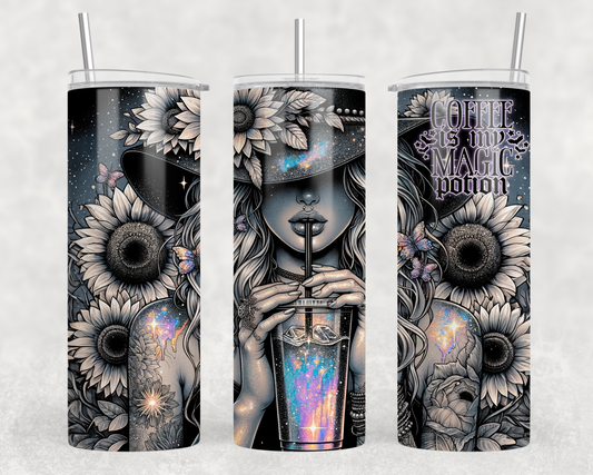 Coffee Is My Magic Potion Sublimation Tumbler Wrap