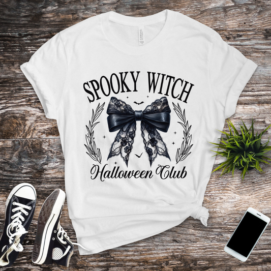 Spooky Witch Halloween Club Sublimation Print