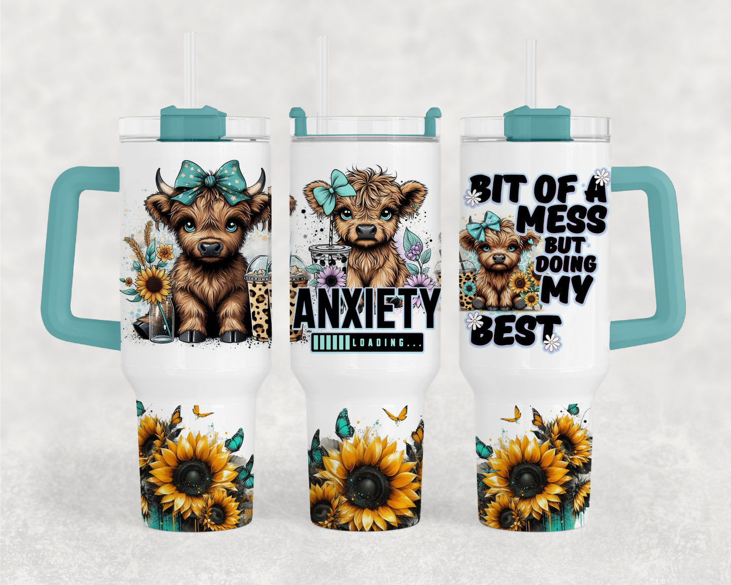 A Bit Of A Mess 40oz Tumbler Wrap