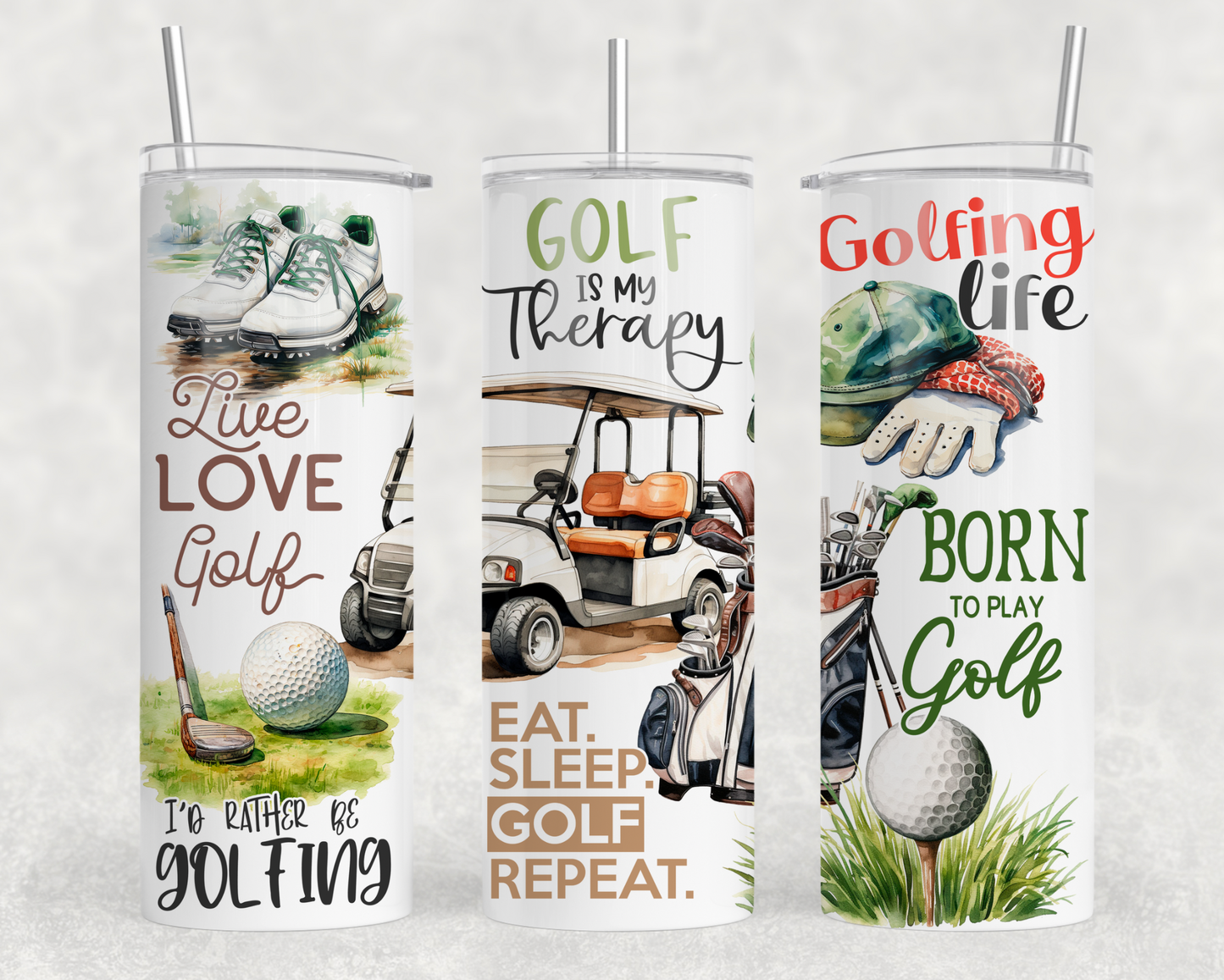 Golf Therapy Tumbler Wrap