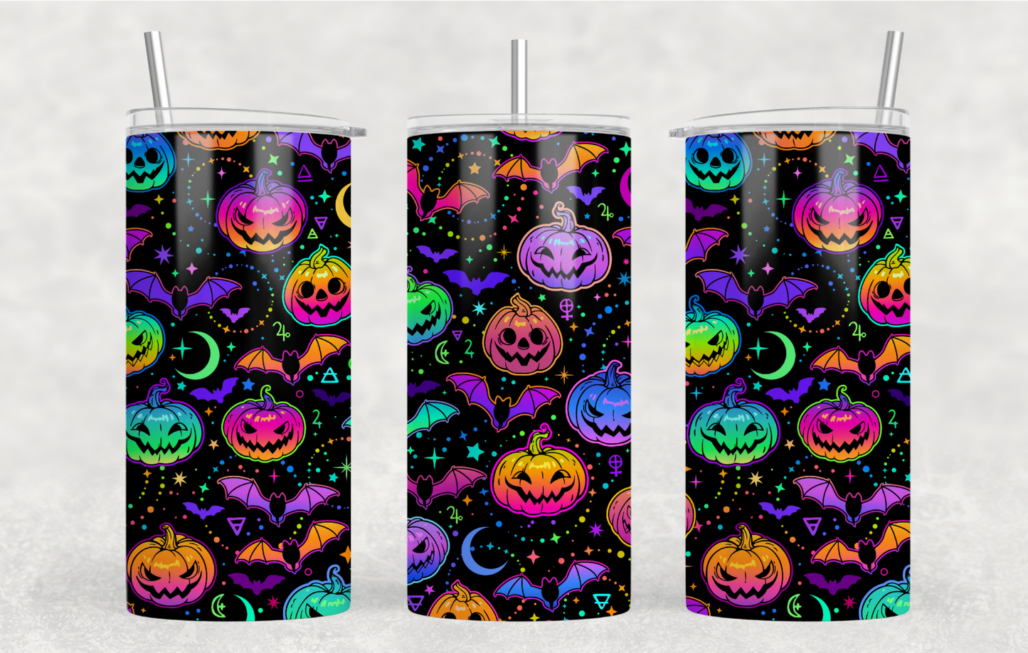 Neon Pumpkins 16oz / 4 in 1 Can Cooler