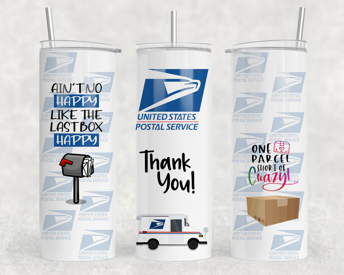 Thank you Postal Worker Sublimation Tumbler Wrap