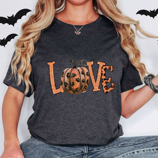 Fall Pumpkin “Love” Sublimation Print