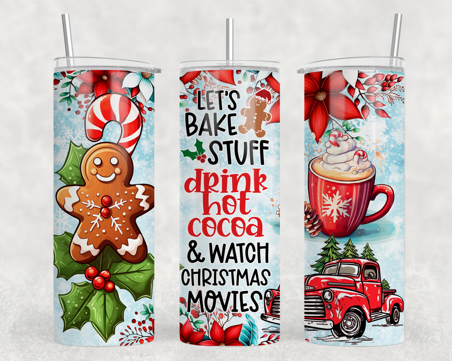 Lets Bake Stuff Sublimation Tumbler Wrap