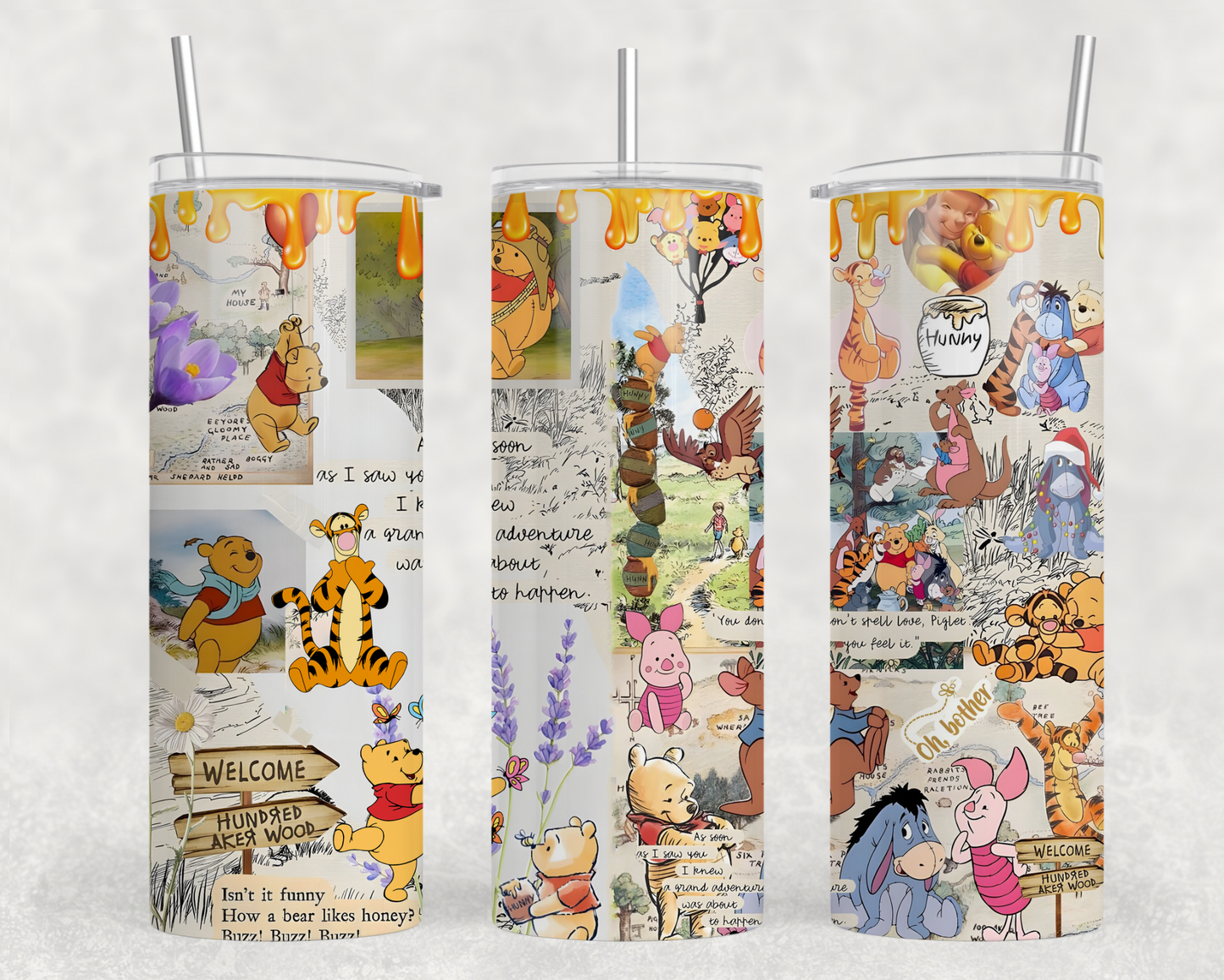 Winnie Sublimation Tumbler Wrap