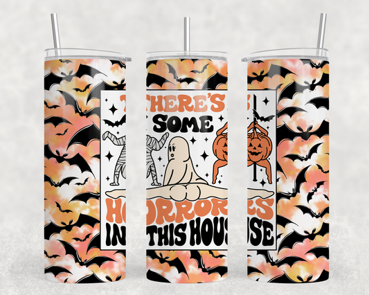 Horrors In This House Tumbler Wrap