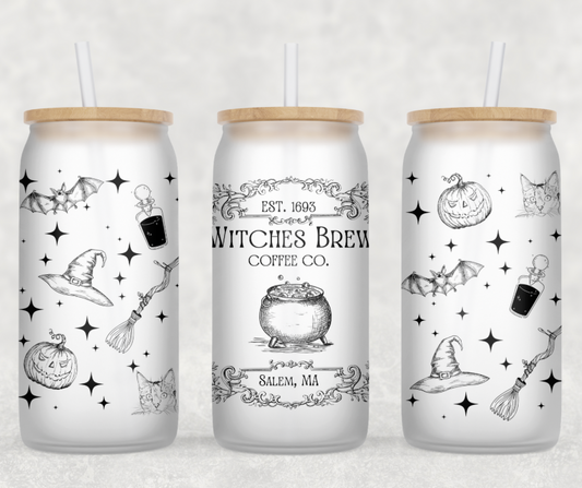 Witches Brew Glass Can Wrap