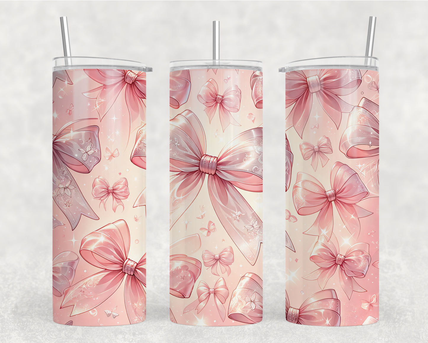 Pink Coquettes Tumbler Wrap