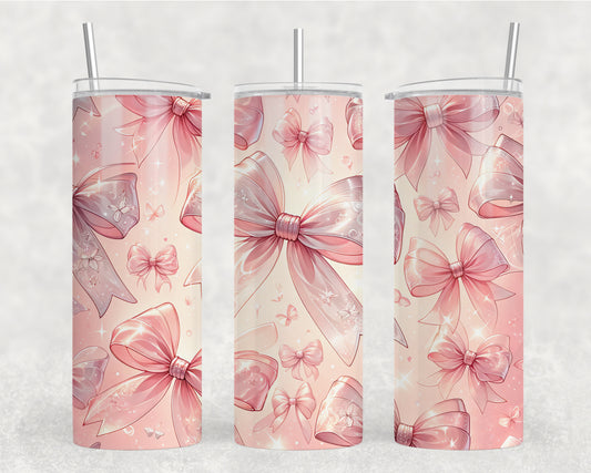Pink Coquettes Tumbler Wrap