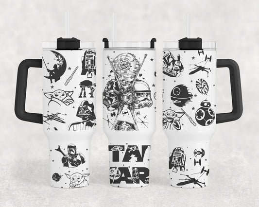 Space War 40oz Tumbler Wrap