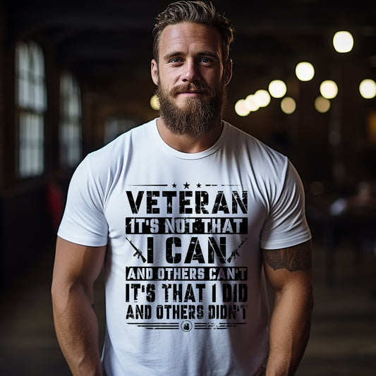 Veteran Its Not That I Can