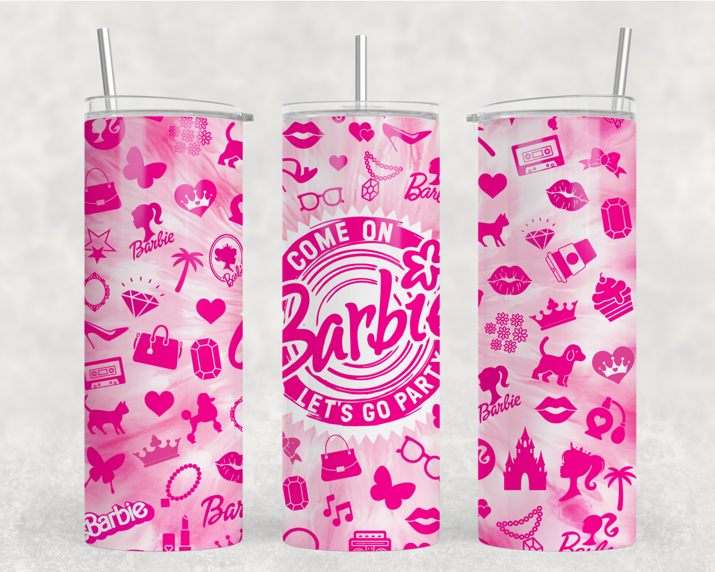 Come on Barbie Let’s Go Party Tumbler Wrap